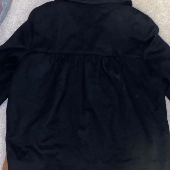 Zara classic black  pea coat Sz 4 - Picture 8 of 13